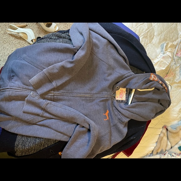 PINK auburn tigers zip up hoodie - Picture 2 of 2